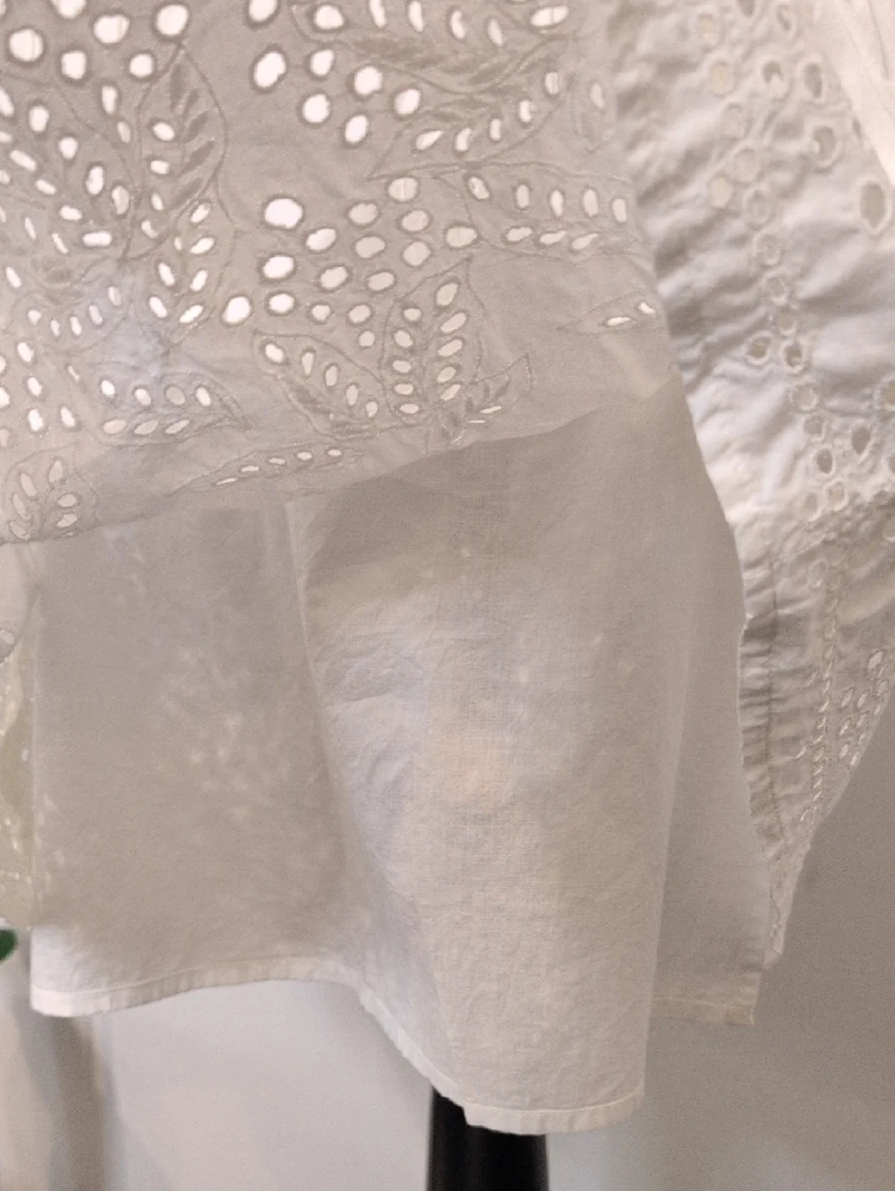 Ralph Lauren White Eyelet Circle Skirt - Picture 4 of 8